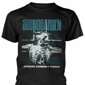 SOUNDGARDEN T SHIRT UNISEX BLACK VINTAGE PRINT